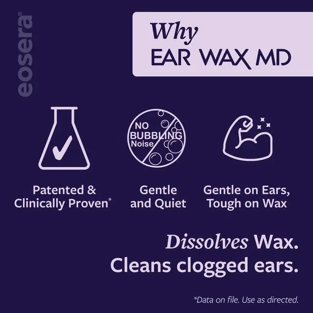 Alt view image 4 of 7 - eosera Ear Wax MD Cleaning Kit - 10 Vials - 1.5 mL Each