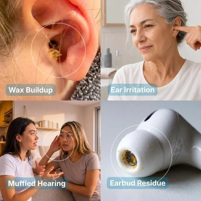 Alt view image 5 of 7 - Ear Wax Removal Kit, 300ml Ear Washer Bottle, Basin and Tips