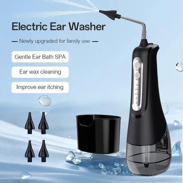 Alt view image 2 of 7 - Electric Ear Wax Removal, Ear Irrigation Kit, DIY Mode, IPX7, Ear Cleaners for Adults