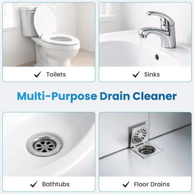 Alt view image 4 of 6 - High Pressure Air Toilet Plunger, Heavy Duty Unclogger for Bathroom, Powerful Clog Remover Tool Alternative to Drain Snake (1PC)
