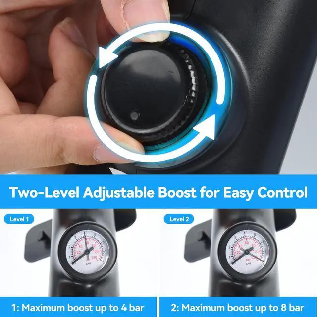 Alt view image 2 of 7 - High Pressure Toilet Plunger for Bathroom (No Charging Required)