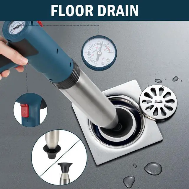 Alt view image 6 of 7 - Battery Powered Electric Toilet Plunger,Plunge Blaster,Powered Plunger,High Pressure Toilet Plunger,Air Toilet Plunger,Air Plunger for Toilet