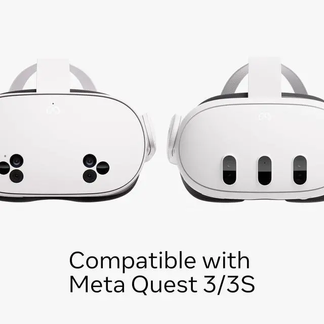 Alt view image 6 of 7 - Quest Compact Charging Dock Works with Meta Quest 3/3S Extended Headset Charging Cable Wireless Charging for Touch Plus Controllers