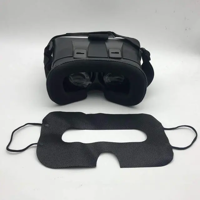 Alt view image 5 of 6 - 100 Pack Disposable Sanitary Eye Covers - Compatible with HTC Vive Pro/PS VR/Gear VR/Oculus Rift Go & More - White