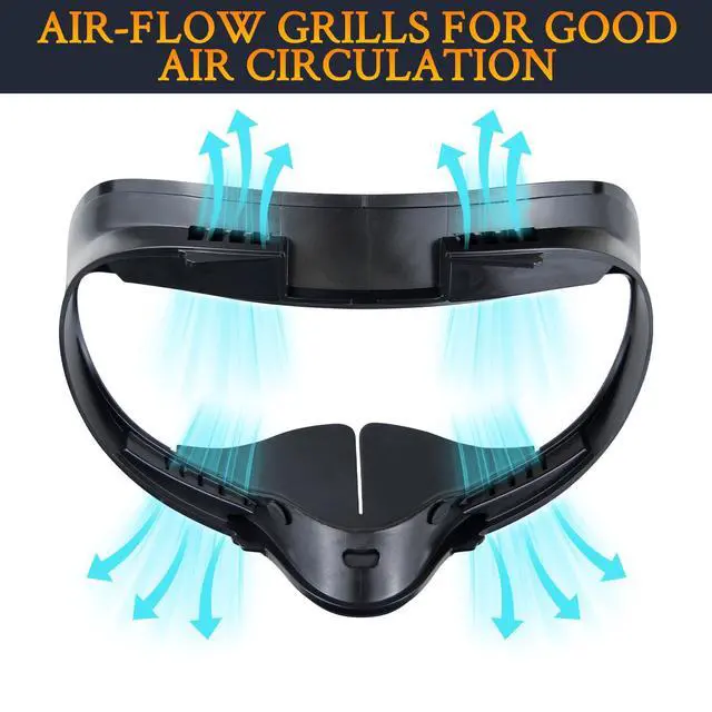 Alt view image 5 of 7 - Cooling Face Pad for Meta (Oculus) Quest 2 VR Headset