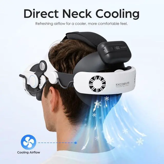 Alt view image 3 of 6 - Q3U Battery Head Strap Compatible with Meta Quest 3/Quest 3S