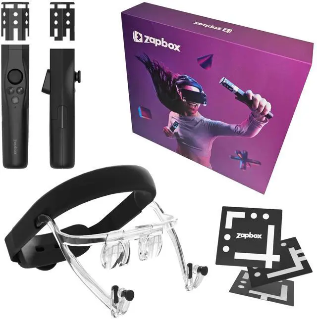 Main image of | 4 | Next-gen iPhone VR Headset with 2 Motion Controllers, Free Apps, PC VR and Mixed Reality Support | Paint in 3D, Watch Spatial Videos, and More