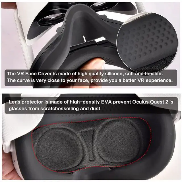 Alt view image 7 of 7 - Hard Carrying Case for Meta Quest 3S/3/2 Headset, Inside Grey