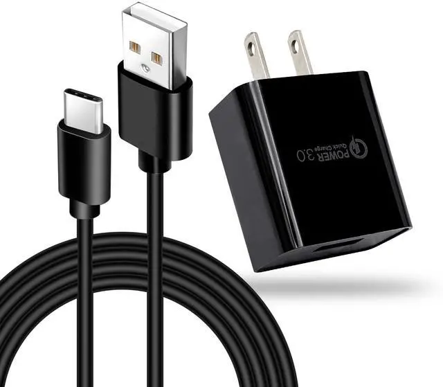 Main image of 10ft 18W QC3.0 Quick Charger for Oculus Meta Quest 2 Pro, Quest 2 VR Headset, for LG Android Phone,LG Stylo 4/5/6/V30/V40/V50,ThinQ/K51/K61/K71/G5/G6/G7/G8/LG Velvet 5G Wing Charging Cable Cord