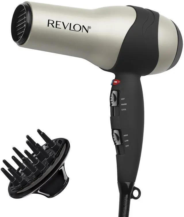 Main image of Turbo Hair Dryer | 1875 Watts of Maximum Shine, Fast Dry (Silver)