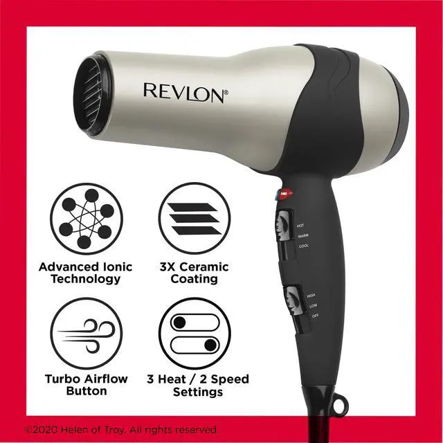 Alt view image 4 of 6 - Turbo Hair Dryer | 1875 Watts of Maximum Shine, Fast Dry (Silver)