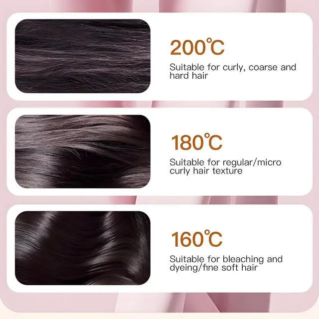 Alt view image 5 of 7 - Glambrushs Mini Hair Straightener,3-Speed Temperature Control
