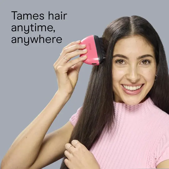Alt view image 6 of 7 - Heated Hair Brush, Ceramic Ionic Smoothing Technology, Rechargeable