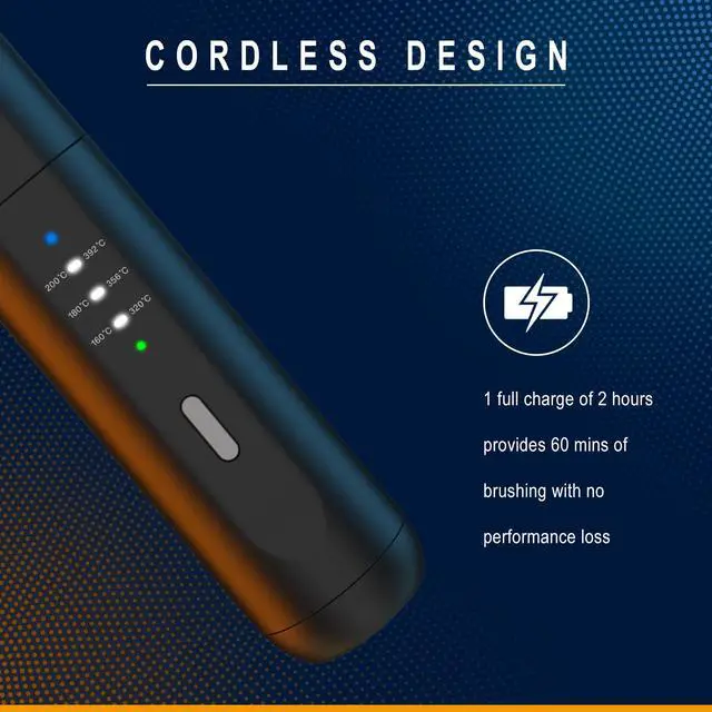 Alt view image 4 of 7 - Beard Straightener for Men, 2-in-1 Heated Hair & Beard Comb