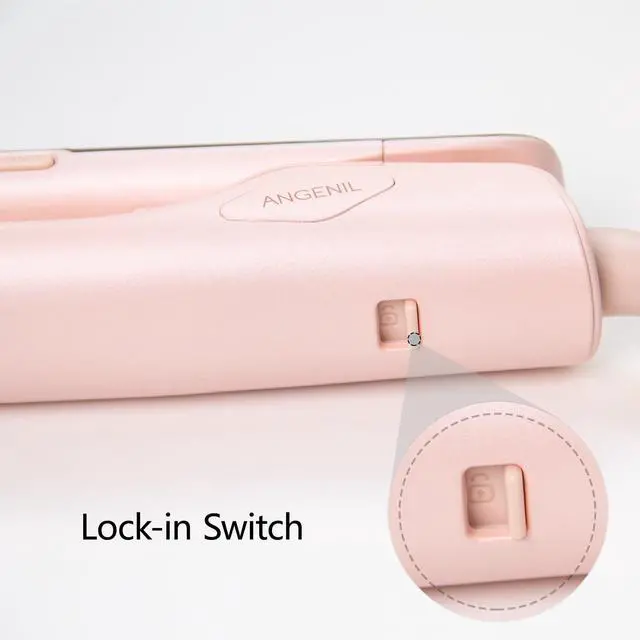 Alt view image 7 of 7 - Pro Titanium Flat Iron 1.75" Wide, Dual Voltage Hair Straightener