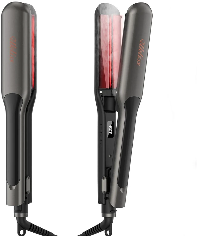 Main image of 2" Wide Hair Straightener Professional Steam Flat Iron