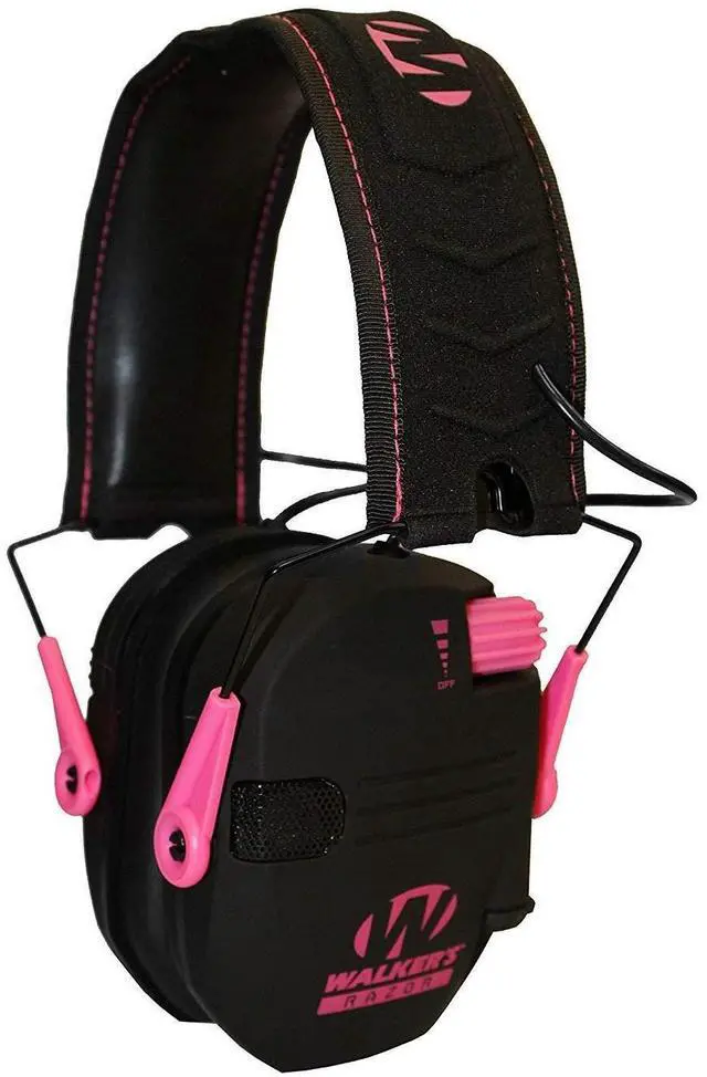 Main image of Game Ear Razor Slim Electronic Muff, Pink