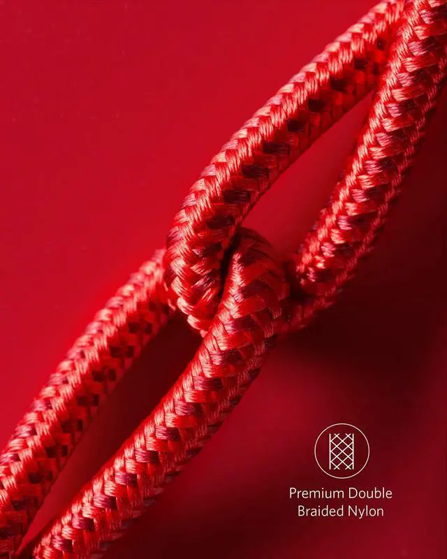 Alt view image 6 of 7 - USB C to USB C Cable, Type-C 60W Fast Charging Cable (3.3 FT, 2Pack) for iPhone 17 Series, iPad mini 6 and More (Red)