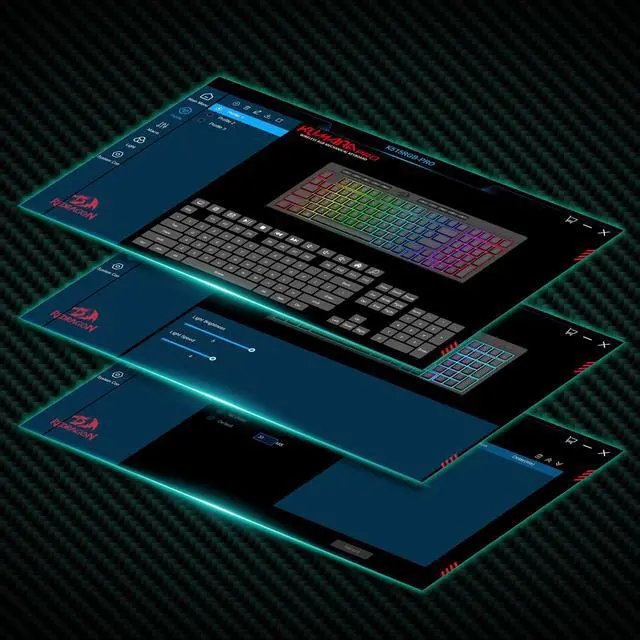 Alt view image 7 of 7 - K515 PRO Shiva RGB Wireless Membrane Gaming Keyboard, 98 Keys Mechanical-Feel Keyboard w/Smooth Linear Switch, On-Board Macro & Multimedia Keys, Detachable Wrist Rest, Software Supported