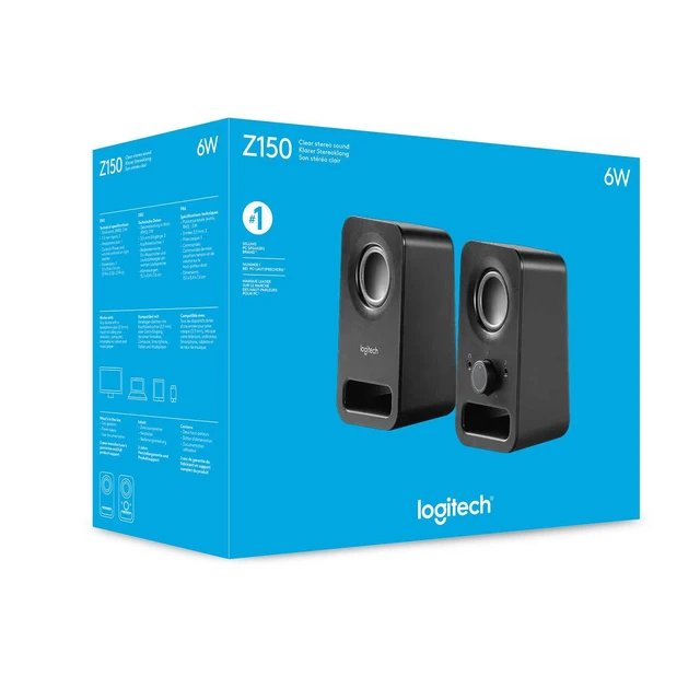 Alt view image 5 of 5 - Multimedia Speakers Z150 with Stereo Sound for Multiple Devices, Black