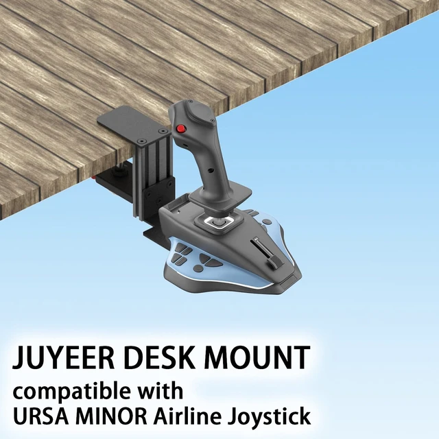 Alt view image 3 of 5 - Release Desk Mount: Compatible with WINWING URSA MINOR Space/Airline Joystick, Thrustmaster SimTask FarmStick/T.Flight HOTAS ONE, Compatible with Logitech G Extreme 3D Pro Joystick,Turtle Beach