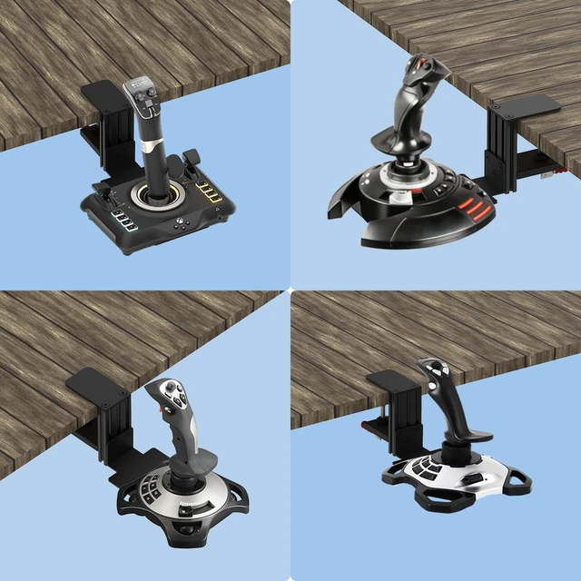 Alt view image 4 of 5 - Release Desk Mount: Compatible with WINWING URSA MINOR Space/Airline Joystick, Thrustmaster SimTask FarmStick/T.Flight HOTAS ONE, Compatible with Logitech G Extreme 3D Pro Joystick,Turtle Beach