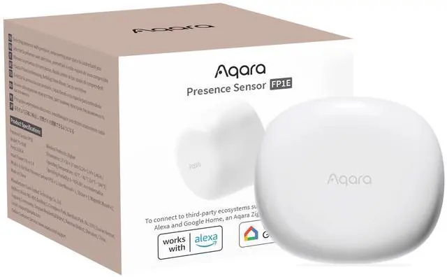 Main image of Zigbee Presence Sensor FP1E, mmWave Radar Wired Motion Sensor | Requires Zigbee Hub, Accurate Detection, AI Spatial Learning, Supports HomeKit, Alexa, Google Home, Matter Over Bridge