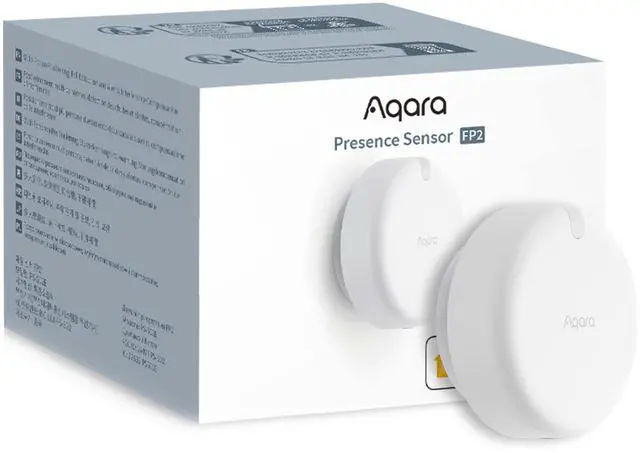 Main image of Presence Sensor FP2, mmWave Radar Wired Smart Motion Sensor | 2.4 GHz Wi-Fi Required, Zone Positioning, Multi-Person & Fall Detection, Supports HomeKit, Alexa, Google Home, Home Assistant