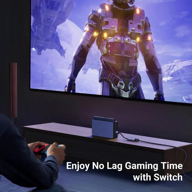 Alt view image 3 of 7 - USB to Ethernet Adapter, Plug and Play Ethernet Adapter, Aluminium Shell, 1Gbps Gigabit RJ45 to USB 3.0 Network Dongle, Compatible with Nintendo Switch, Laptop, MacBook, Surface Pro, Windows