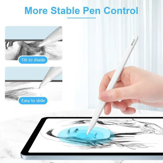 Alt view image 5 of 7 - 2 Pack Upgraded Apple Pencil Tips, 0.72mm iPad Pencil Tips