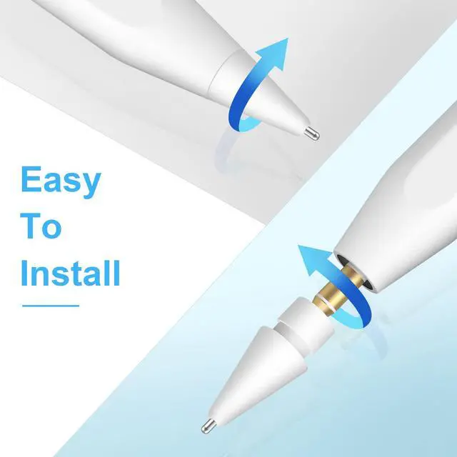 Alt view image 6 of 7 - 2 Pack Upgraded Apple Pencil Tips, 0.72mm iPad Pencil Tips