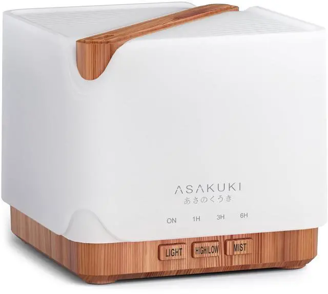 Main image of Essential Oil Diffuser for Home, Large 700 ml Humidifier with Automatic Shut-Off, Scent Aromatherapy Diffuser with 7 LED Lights for Living Room, Kitchen, Bedroom, Hotel - Yellow