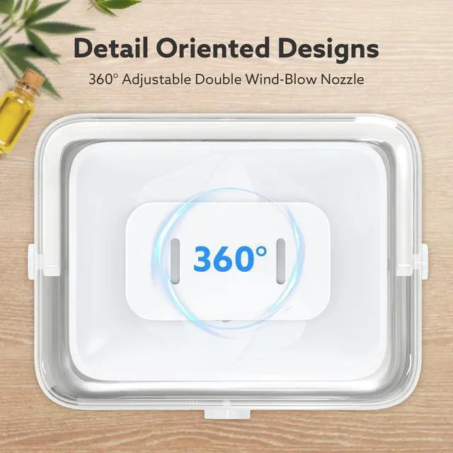 Alt view image 7 of 7 - Humidifiers for Bedroom Large Room Home, 6L Cool Mist Humidifier for Baby and Plant, Oil Diffuser, Top Fill Humidifier with Night Light, Quiet 23dB, Up to 26H, White 1Pack