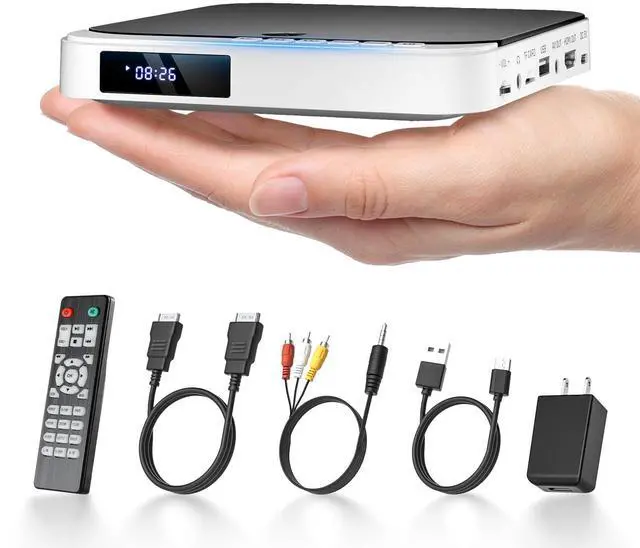 Main image of HDMI DVD Players for TV, 1080P HD Mini Small DVD Player with All Region Free, Compact DVD Player for Smart TV, Support AV Output, USB/TF Card Input, Remote Control,PAL/NTSC