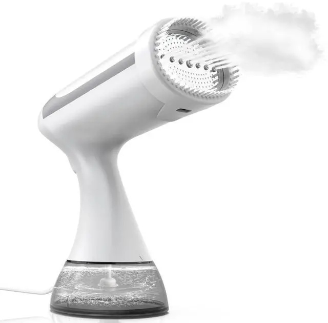 Main image of Steamer for Clothes 1500W, Clothes Steamer for Home, Office, Travel, Portable Handheld Garment Steamer Upgraded 300ML Large Capacity Water Tank, Wrinkle Remover(White)
