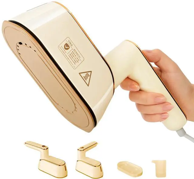 Main image of Steamer for Clothes, Handheld 2-in-1 Garment Steam Iron, 25s Heat Up, Ceramic Soleplate, Dry Pressing & Steaming Fabric Wrinkle Remover for Clothing, Upholstery and All Fabrics