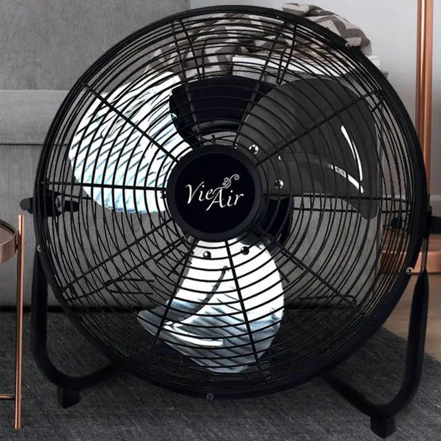 Alt view image 4 of 5 - 20 Inch Industrial Powerful and Quiet Heavy Duty Metal Floor Fan