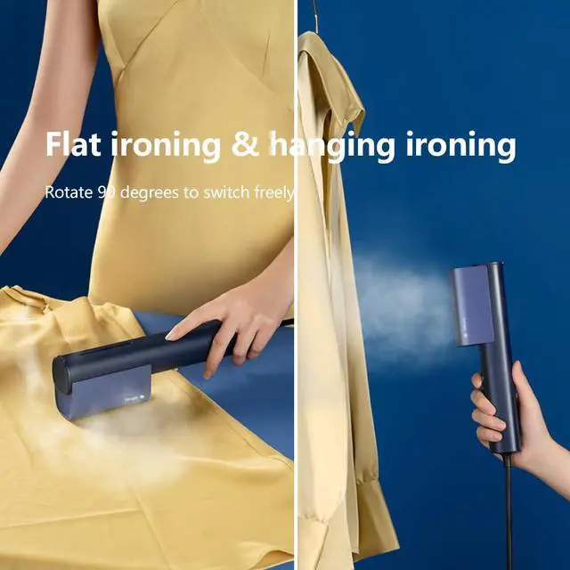 Alt view image 3 of 6 - G3 Steamer for Clothes Portable Travel Steamer, Fashion Handheld Garment Steamer, 0.75lbs Lightly, 15s Fast Heat-up, Light Mini Steam Iron for travel and homenavy blue