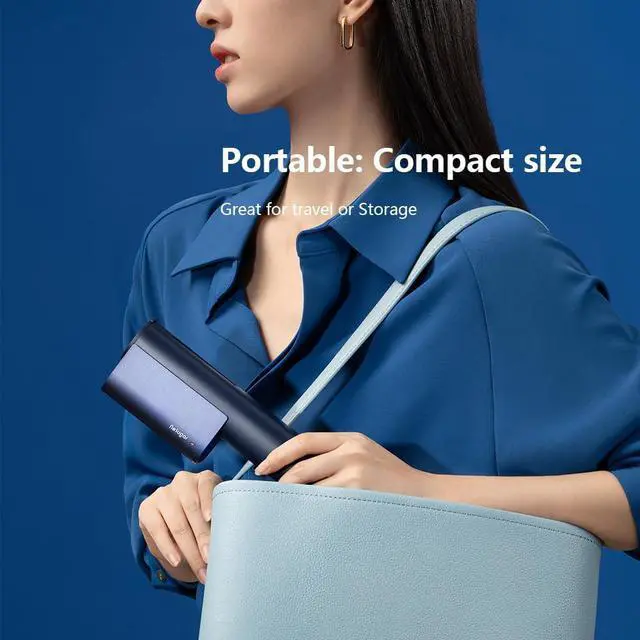 Alt view image 4 of 6 - G3 Steamer for Clothes Portable Travel Steamer, Fashion Handheld Garment Steamer, 0.75lbs Lightly, 15s Fast Heat-up, Light Mini Steam Iron for travel and homenavy blue