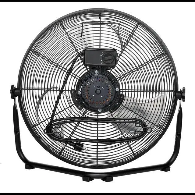 Alt view image 2 of 6 - 20" Floor Fan and Wall Mount delivers high-velocity airflow for an air mover, garages, homes, or job sitesversatile design mounts on floor or wall for max cooling. W58333 VF-20S