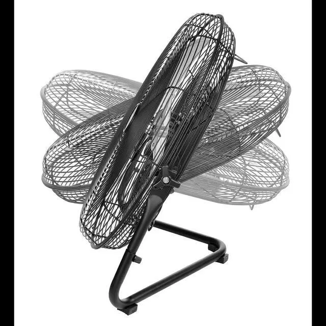 Alt view image 6 of 6 - 20" Floor Fan and Wall Mount delivers high-velocity airflow for an air mover, garages, homes, or job sitesversatile design mounts on floor or wall for max cooling. W58333 VF-20S