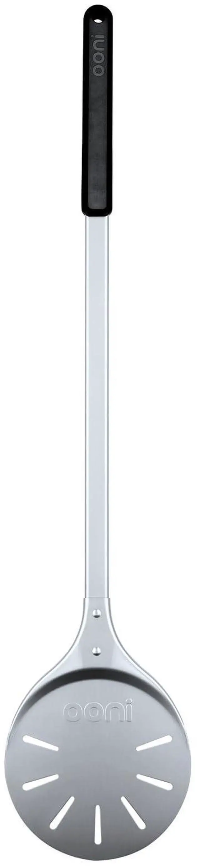 Main image of Pizza Turning Peel - 7 Inch Aluminum Perforated Pizza Peel, Lightweight Metal Pizza Turner with Long Handle, Pizza Tools, Pizza Oven Accessories