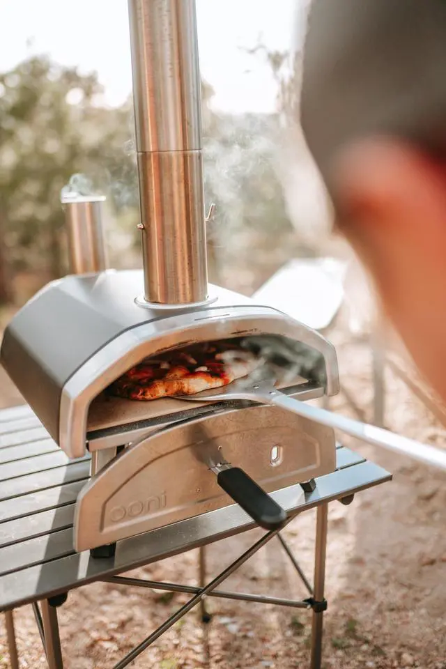 Alt view image 7 of 7 - Pizza Turning Peel - 7 Inch Aluminum Perforated Pizza Peel, Lightweight Metal Pizza Turner with Long Handle, Pizza Tools, Pizza Oven Accessories