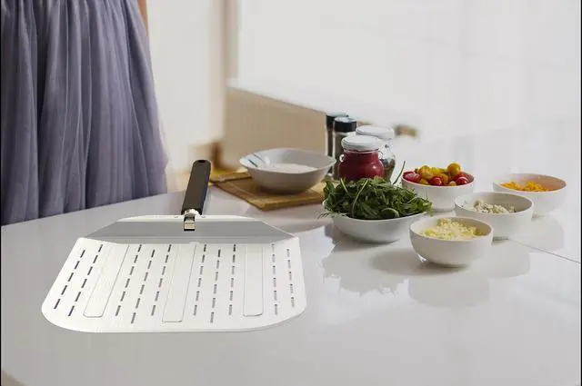 Alt view image 6 of 6 - Pizza Peel 12 inch with Long Foldable Handle Aluminum Pizza Paddle Pizza Spatula or Pizza Turning Peel Pizza Oven Accessories For Baking Dough, Bread and Pastry, NNU-PP-12-PRO