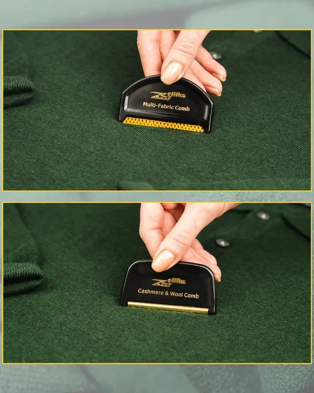 Alt view image 4 of 6 - Cashmere Fine Wool Clothes Sweater Multi-Fabric Garments De-Pilling De-Fuzzing Comb Lint Fuzz Balls Remover Pills Cleaner and Shaver