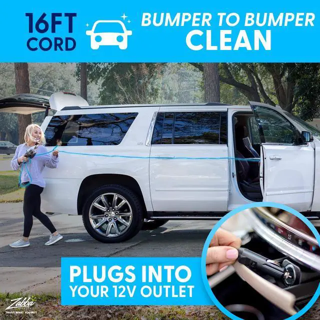 Alt view image 6 of 7 - ThisWorx Car Vacuum Cleaner 2.0, Portable Handheld Mini Vacuums Cleaner W/ 16ft Cord, LED Light, Bag, & Attachments- Small Vac for RV, Boats, Travel, Car Accessories, Lightweight