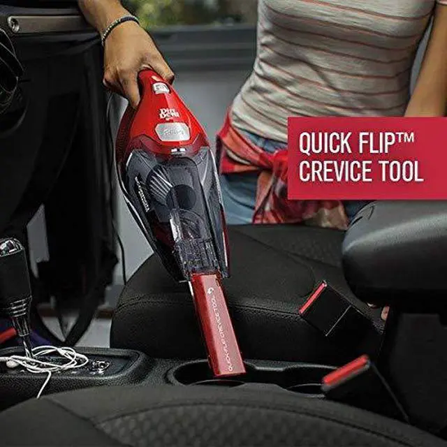 Alt view image 2 of 5 - Dirt Devil Scorpion Plus QuickFlip Handheld Vacuum Cleaner, Powerful Suction, Lightweight, Includes Quick Flip Crevice Tool, Corded Portable Vacuum Cleaner