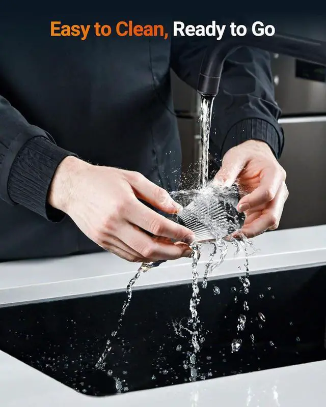 Alt view image 6 of 7 - Car Vacuum Portable Cordless, Handheld Cordless with High Power, Type-C Charging, 2 Suction Modes, Up to 40 Mins Runtime, Small Mini Vacuum for Car, Pet, Home (VS01)