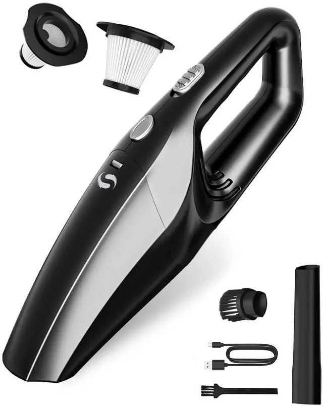 Main image of Handheld Vacuum Cordless Mini Car Vacuum Cleaner Portable and Rechargeable with Powerful Suction for Car Home Office and Pet Hair with HEPA Filter and Lightweight