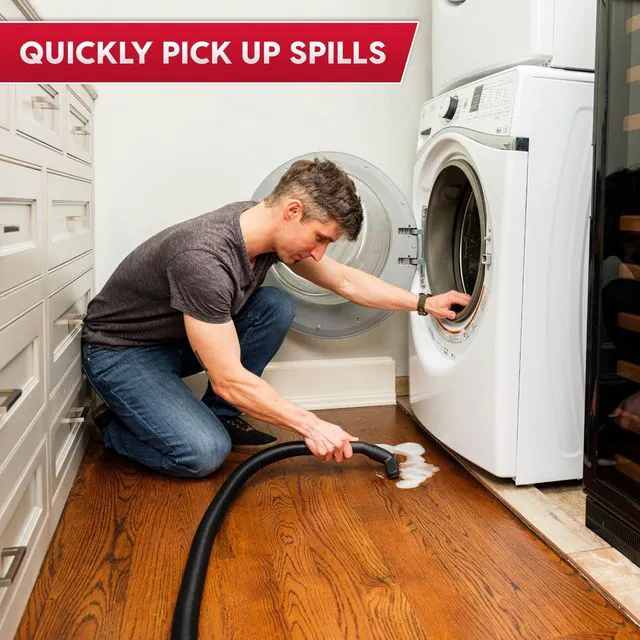 Alt view image 4 of 7 - VHB305M 1101 3.2-Gal 2.5 Peak HP Compact Wet/Dry Vacuum Red